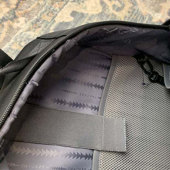 Thacker Neoprene Backpack in Black main image 8
